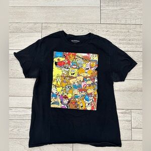Nickelodeon Shows Tee - SpongeBob Rocko’s Modern Life Rugrats Hey Arnold L Large